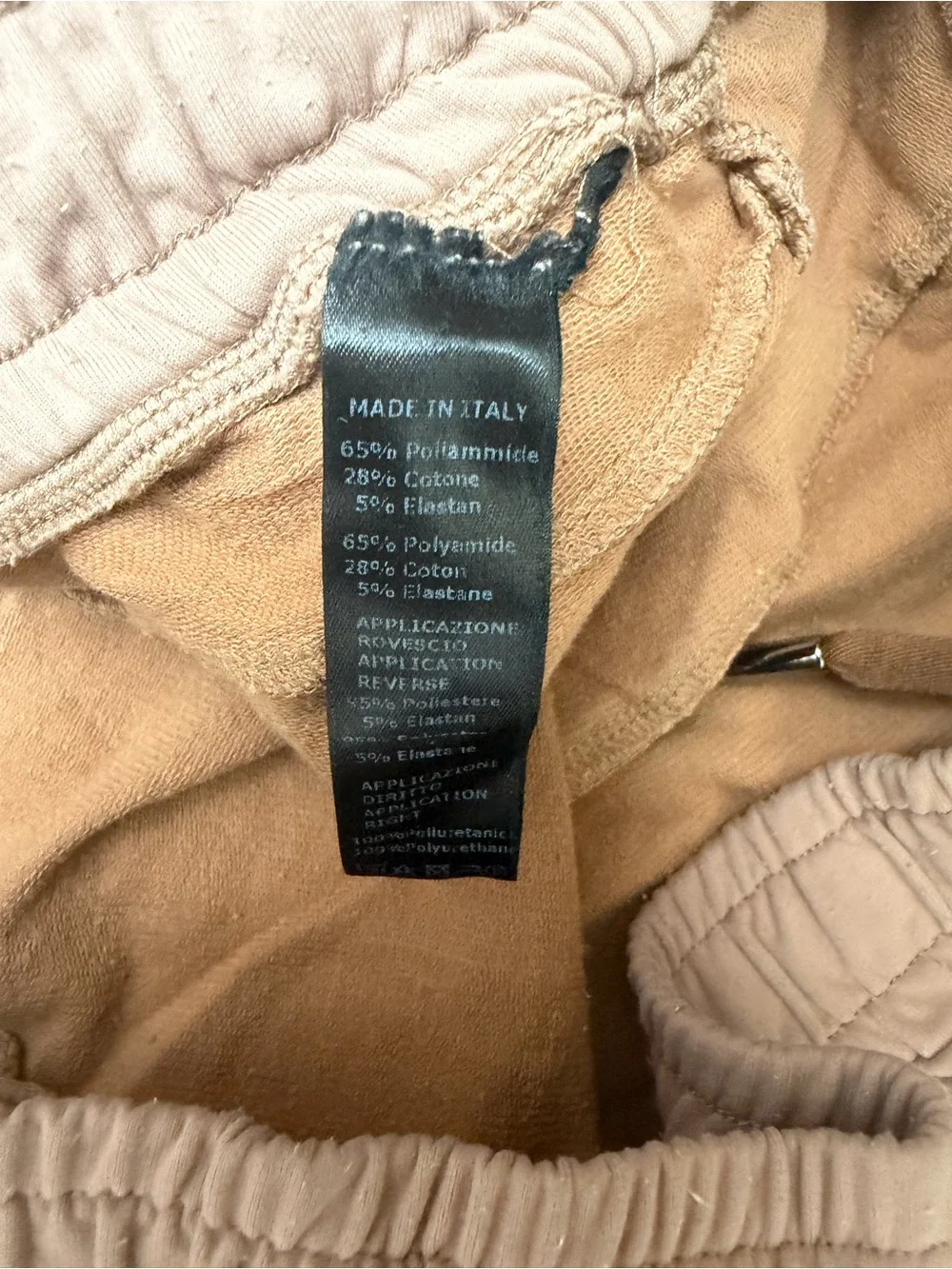 Ermenegildo Zegna Men’s Beige and Brown Sweatpants
